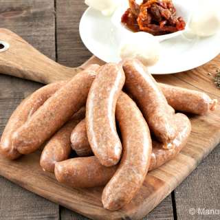 Mozzarella and Sun dried Tomato Pork Sausage