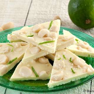 Lime and Macadamia Nut Bark