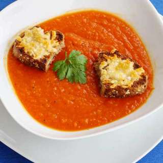 Easy Butternut Squash Tomato Soup