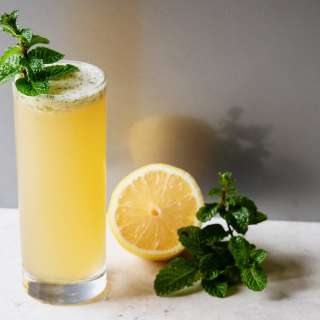 The Purim Pucker - Lemon Mint Cocktail