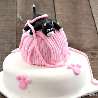 Playful Kitten Cake