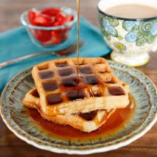 Gluten Free Tahini Waffles