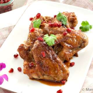 Pomegranate Chicken Wings