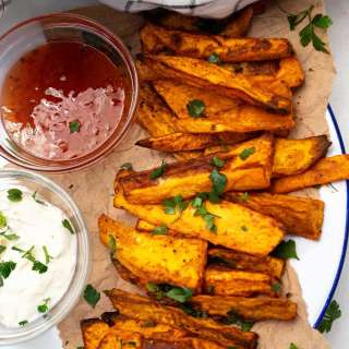 Air Fryer Sweet Potato Wedges