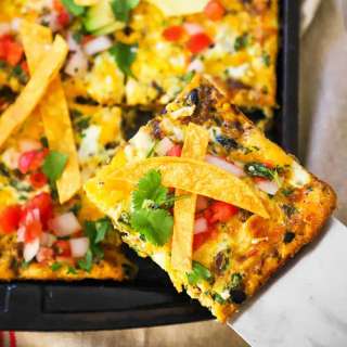 Sheet-Pan Mexican Frittata