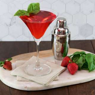 Strawberry Basil Cocktail