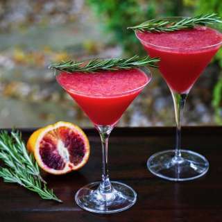 Blood Orange Cocktail with Rosemary