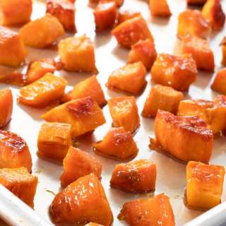 Maple Roasted Sweet Potatoes