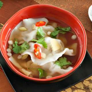 Momos in Ginger Broth