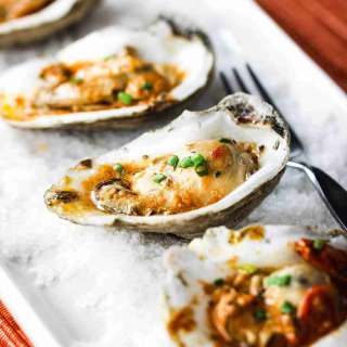 Grilled Oysters with Roasted Tomato Butter