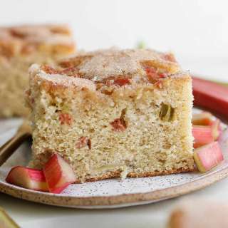 Rhubarb Coffee Cake