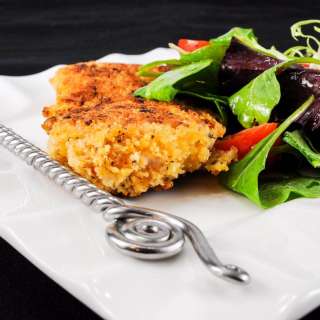 Chicken Milanese with Spring Greens