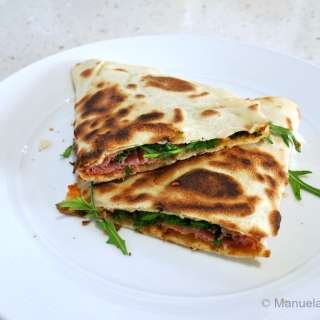 Piadina Romagnola with Mortadella and Stracchino and a Barilla Cooking Class