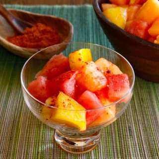 Ensalada de Frutas con Chile - Spicy Mexican Fruit Salad