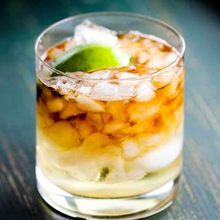 Dark and Stormy Cocktail