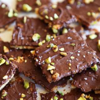 Chocolate Toffee Matzo Crunch