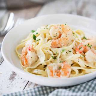 Shrimp Fettuccine Alfredo