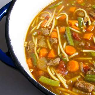 Vegetable Beef Noodle Soup