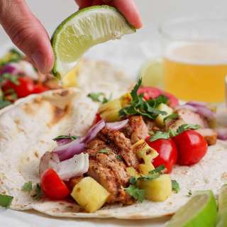 Grilled Pork and Pineapple Tacos