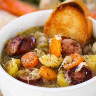 Instant Pot Smoked Sausage Stew