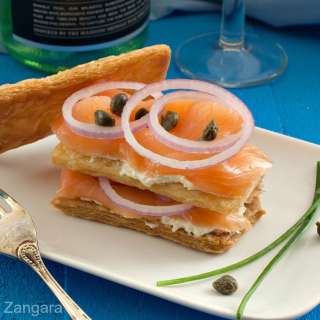 Smoked Salmon Mille-Feuille