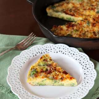 Broccoli Cheddar Frittata