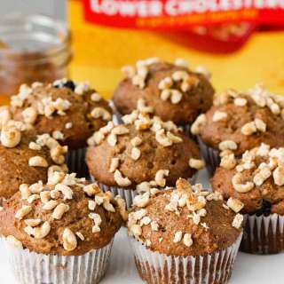 Banana Blueberry Muffins with Honey Nut Cheerios®