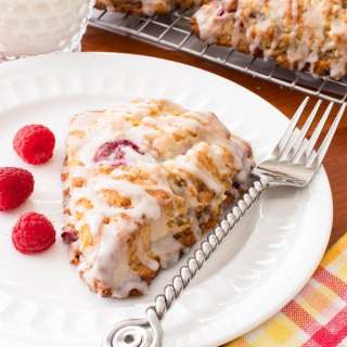 Lemon Raspberry Scones