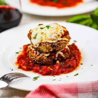 Air Fryer Eggplant Parmesan