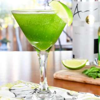 Blended Basil Martini