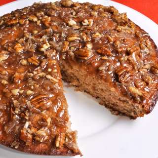 Banana Coffee Cake with Coconut Pecan Frosting