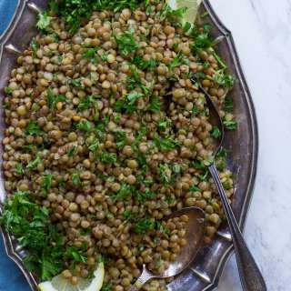 Lemon Lentil Parsley Salad