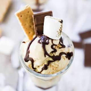 Homemade S'Mores Ice Cream