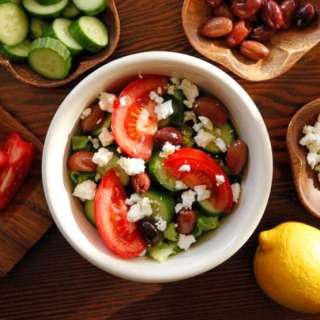 Greek Salad Quinoa Bowl