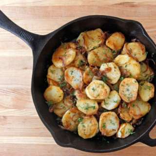 Schmaltz Potatoes Lyonnaise