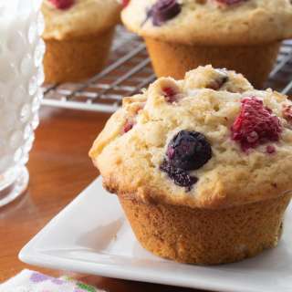 Triple Berry Muffins