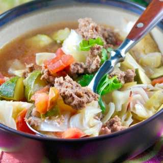 Mexican Beef Cabbage Soup