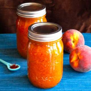 Peach Saffron Preserves
