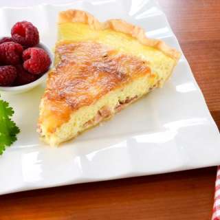 Brie and Bacon Quiche