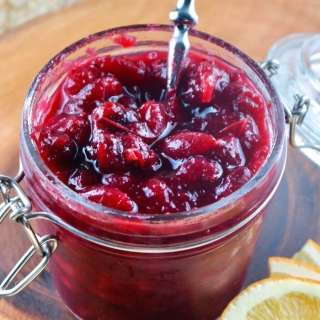 Easy Ruby Red Cranberry Sauce