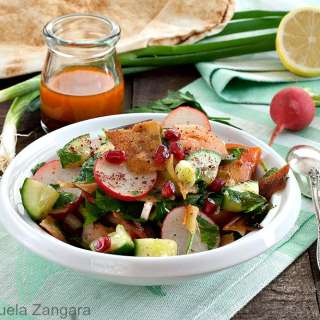 Fattoush with Sumac Dressing