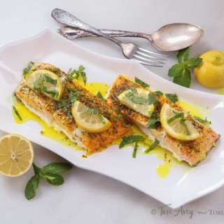 Uri Buri's Lemon Turmeric Salmon