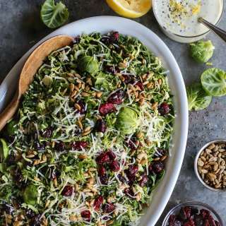 Shaved Brussels Sprouts Salad