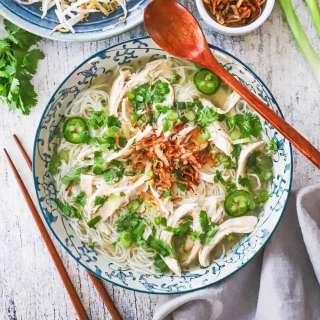 Chicken Pho (Vietnamese Noodle Soup)