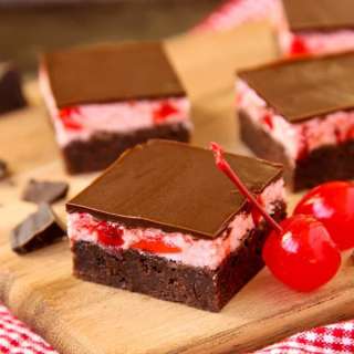 Chocolate Cherry Cordial Brownies