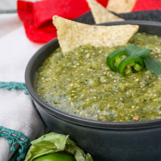 Tomatillo Salsa Verde For Mexican Dishes