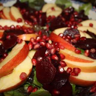 Pomegranate, Apple, and Beet Salad