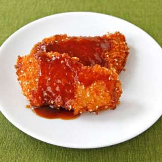Crispy Panko Fish with Orange Sesame Sauce