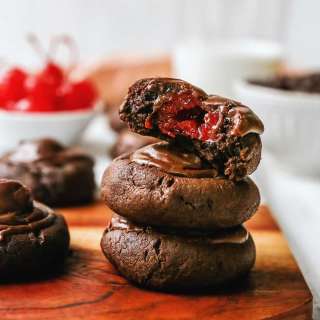 Chocolate Covered Cherry Cookies
