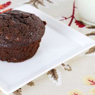 Double Chocolate Zucchini Muffins